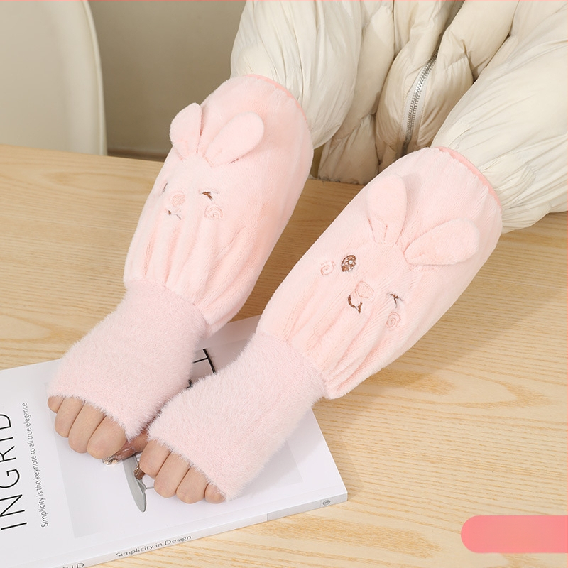 Bērnu rakstāmroku sargi rudens–ziemas sezonai, pret netīrumiem, siltas, karikatūru stilā