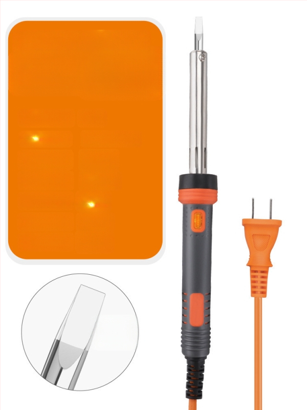 Lodētājs augstas jaudas ar plakanu galu, ar gaismu, konstantā temperatūra; 60W ar plakanu galu un 30W ar uzgaļu