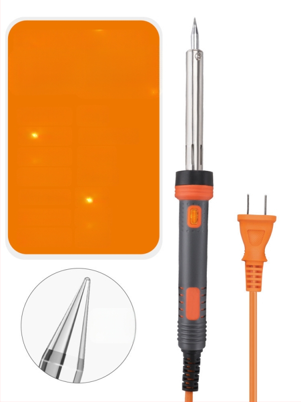 Lodētājs augstas jaudas ar plakanu galu, ar gaismu, konstantā temperatūra; 60W ar plakanu galu un 30W ar uzgaļu