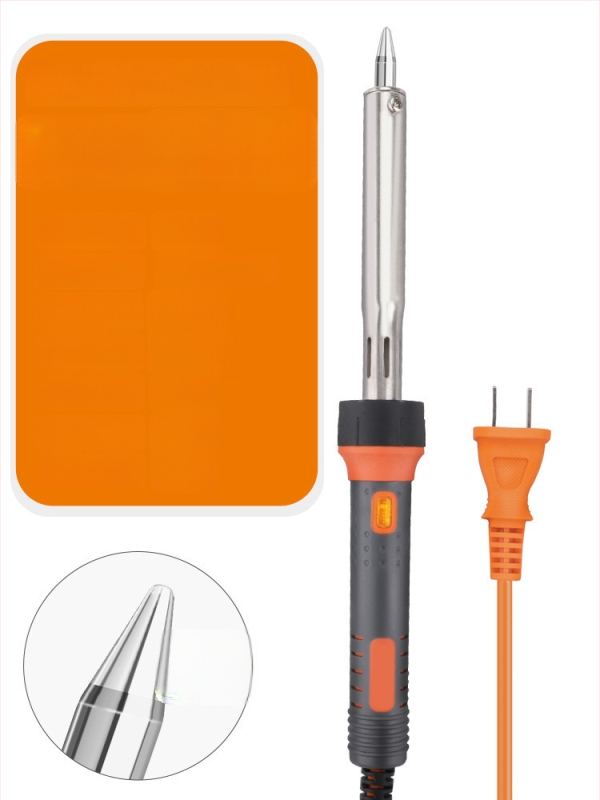 Lodētājs augstas jaudas ar plakanu galu, ar gaismu, konstantā temperatūra; 60W ar plakanu galu un 30W ar uzgaļu