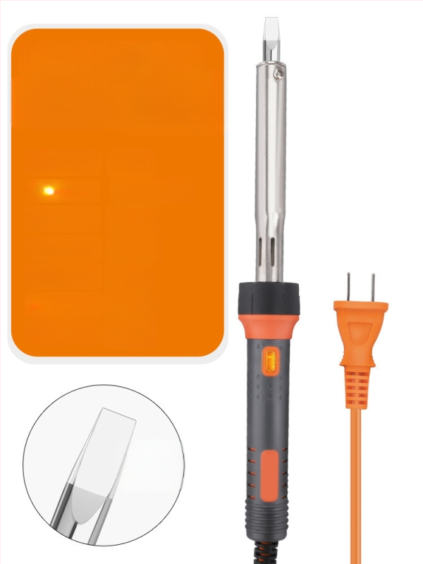 Lodētājs augstas jaudas ar plakanu galu, ar gaismu, konstantā temperatūra; 60W ar plakanu galu un 30W ar uzgaļu