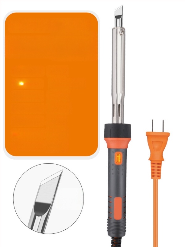 Lodētājs augstas jaudas ar plakanu galu, ar gaismu, konstantā temperatūra; 60W ar plakanu galu un 30W ar uzgaļu