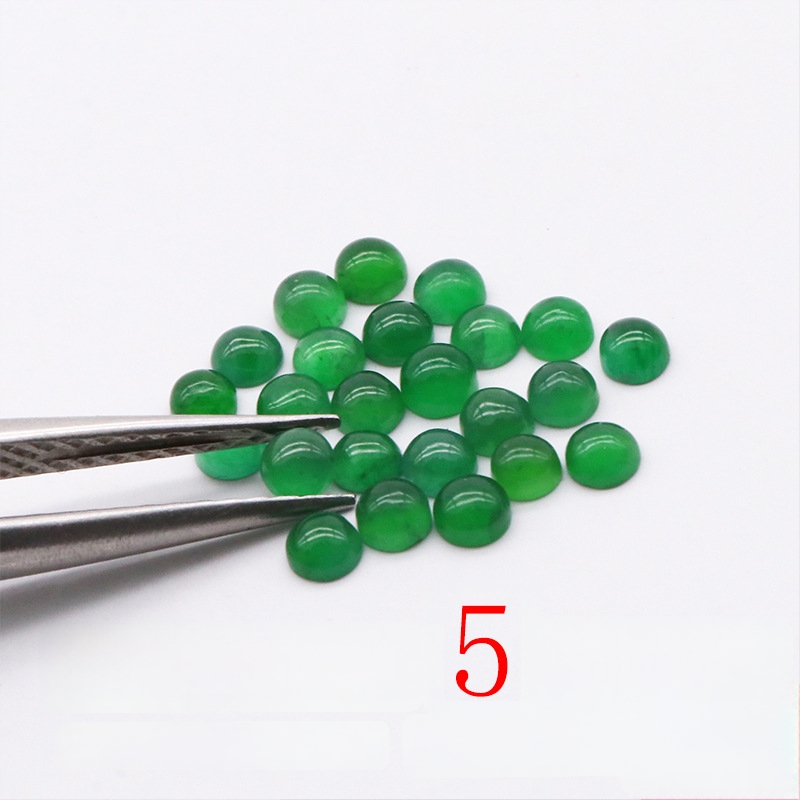 Natūralus nefrito žiedas, apvalus brangakmenis, VS skaidrumas, nefrito brangakmenis, Naujas Kinijos stilius