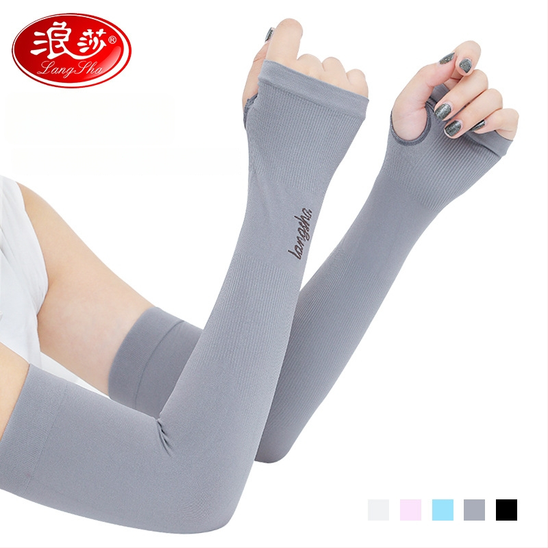 Langsha Ice Sleeve – unisex zaštitne rukave za sunce, najlón 90%, debljina 20–24 g, ljeto 2024