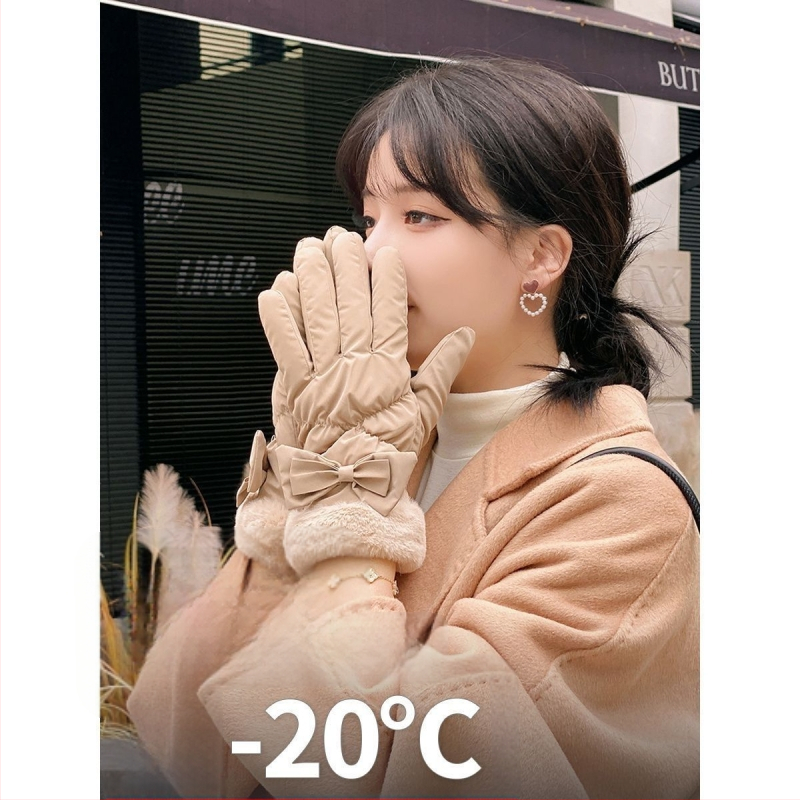 Moterų žieminiai pirštinės elektrinio dviračio važiavimui – atsparūs vandeniui, Ice Silk ir medvilnės audinys, Flip-cover stilius, 2025 m. leidimas