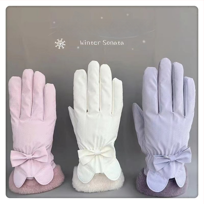 Moterų žieminiai pirštinės elektrinio dviračio važiavimui – atsparūs vandeniui, Ice Silk ir medvilnės audinys, Flip-cover stilius, 2025 m. leidimas