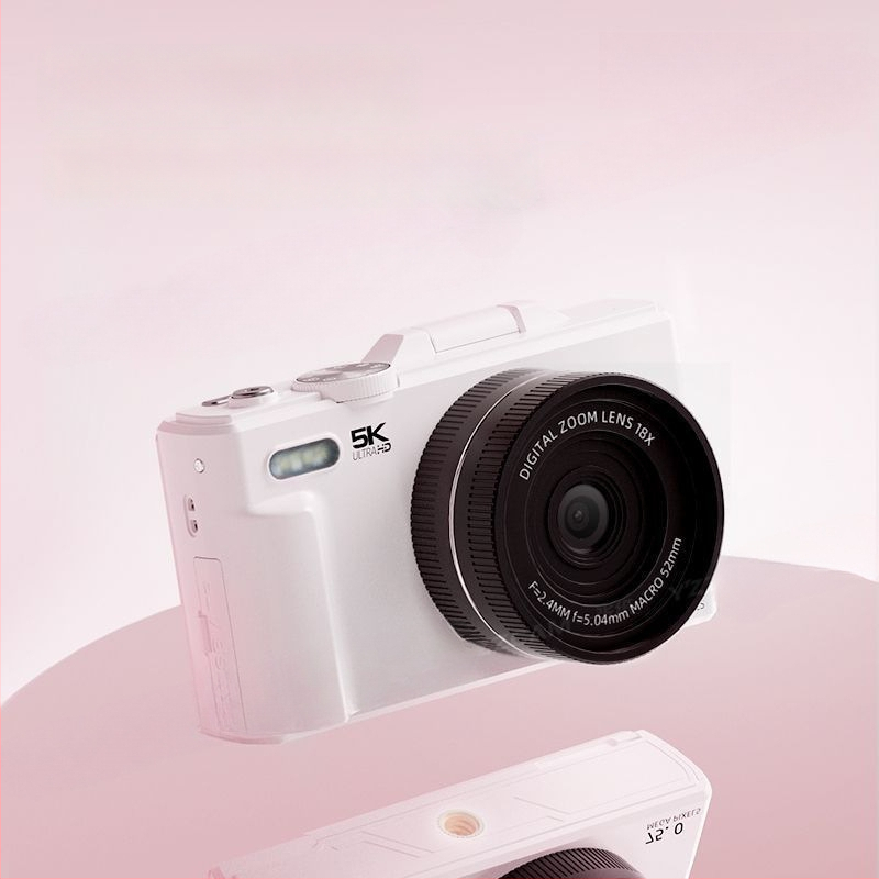 Безогледална цифрова камера, 75-мегапикселна, 18x оптично увеличение, microSD съхранение