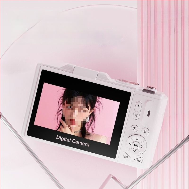 Безогледална цифрова камера, 75-мегапикселна, 18x оптично увеличение, microSD съхранение