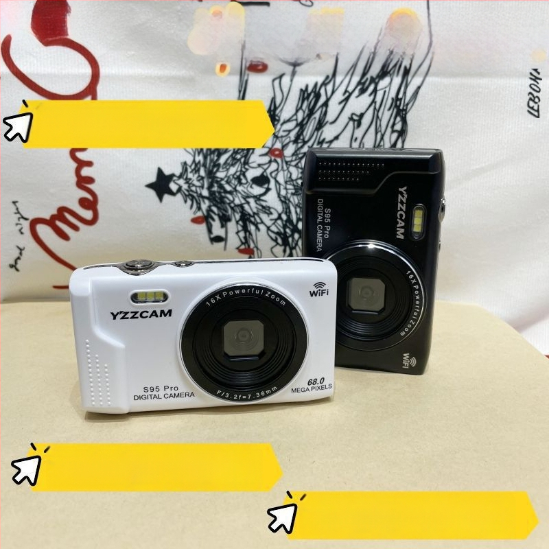 Безогледална цифрова камера, 75-мегапикселна, 18x оптично увеличение, microSD съхранение