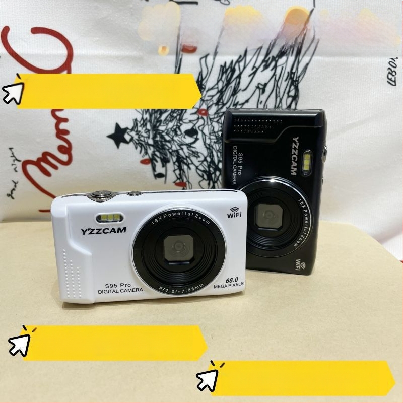 Безогледална цифрова камера, 75-мегапикселна, 18x оптично увеличение, microSD съхранение