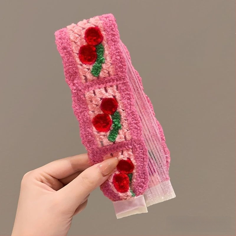 Juukse aksessuaar - juukselindi bangade ja säkuhaavade juukse jaoks - prantsuse stiilis retro kootud Velcro, taime mustriga, lastele