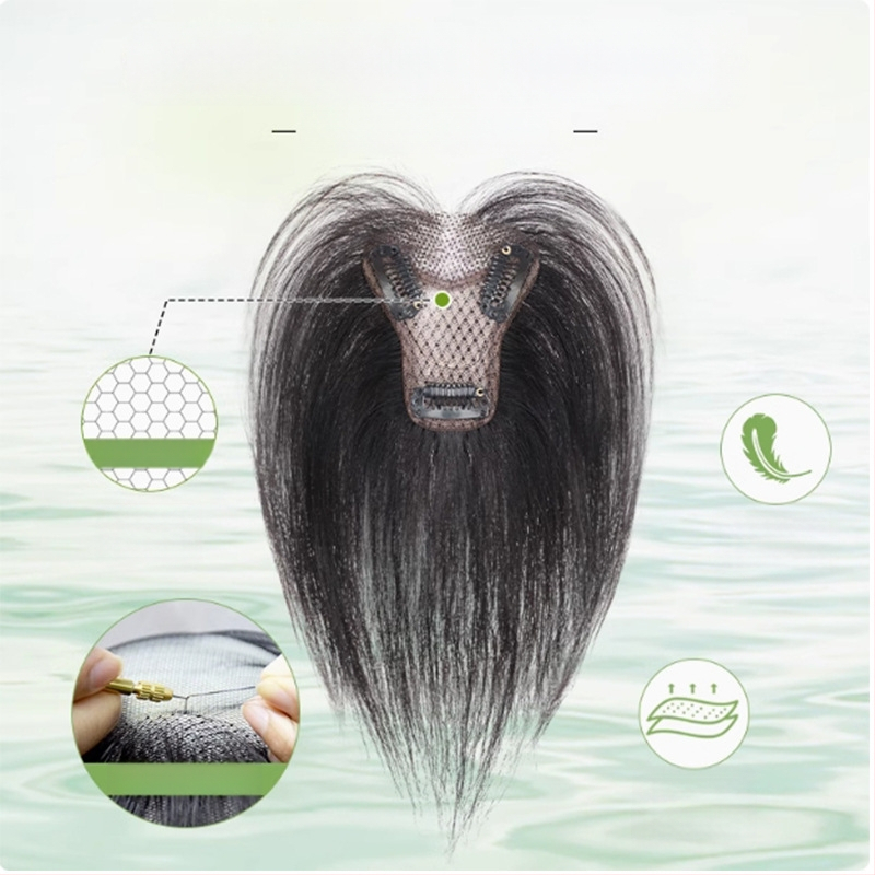 Ženska perika s bangs na vrhu glave, pravi kosa, mehanizam izrade, bangs ravne ili nagnute, nije bojiva niti uvijana