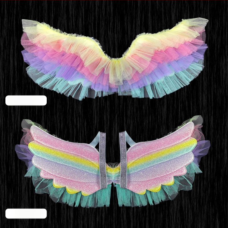 Laste ingli tiivad – kangas, osaliselt käsitsi/osaliselt mehhaaniline tootmine, rekvisiit kostüümile