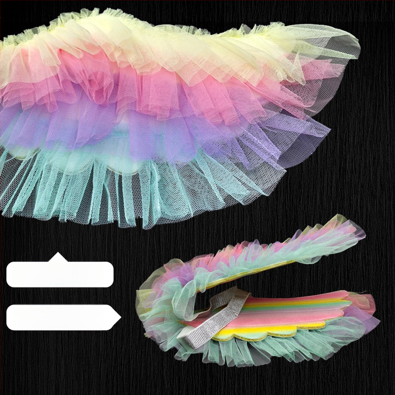 Laste ingli tiivad – kangas, osaliselt käsitsi/osaliselt mehhaaniline tootmine, rekvisiit kostüümile