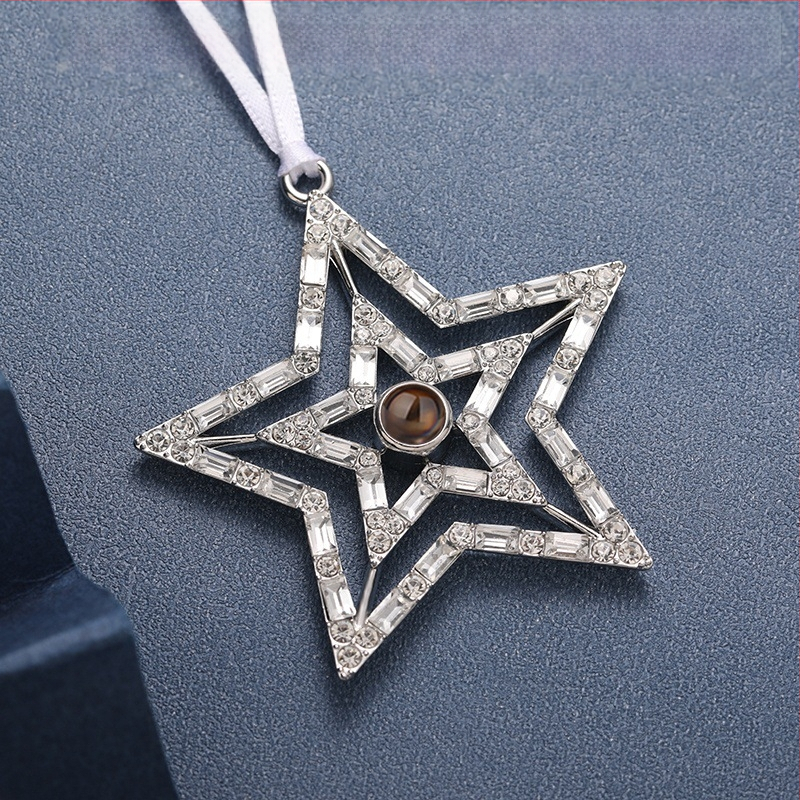 Dingjian metāla kaklarota ar lentes ķēdi, elektroplēšana, svars 50 g