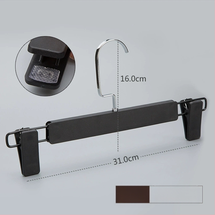 Многофункционална щипка за панталони с нехлъзгащ захват, телескопична пластмасова щипка за бельо, поли и панталони