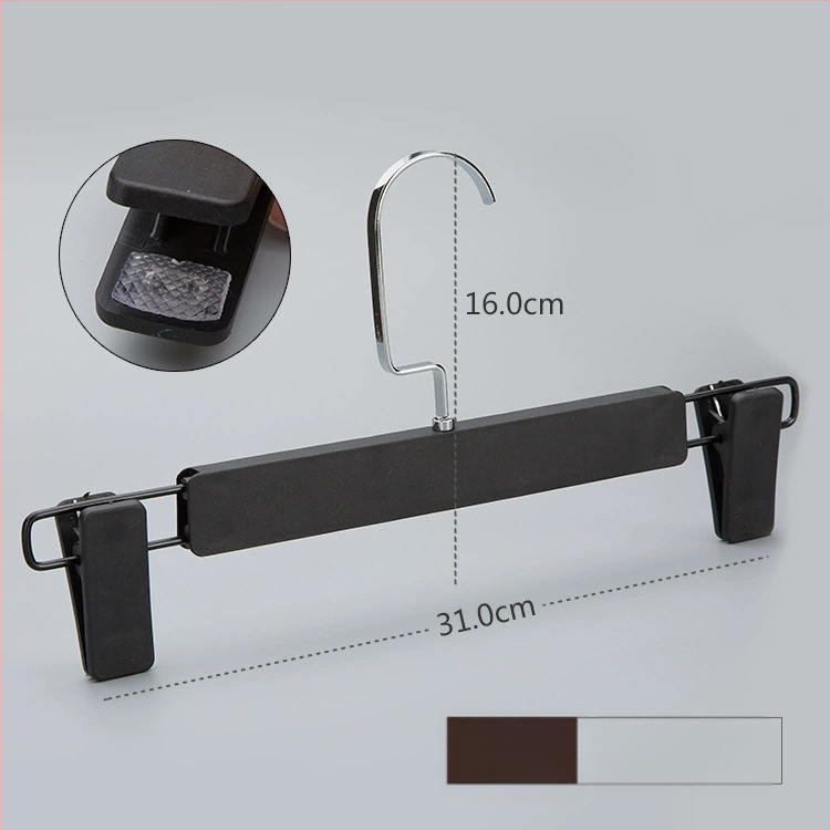 Многофункционална щипка за панталони с нехлъзгащ захват, телескопична пластмасова щипка за бельо, поли и панталони