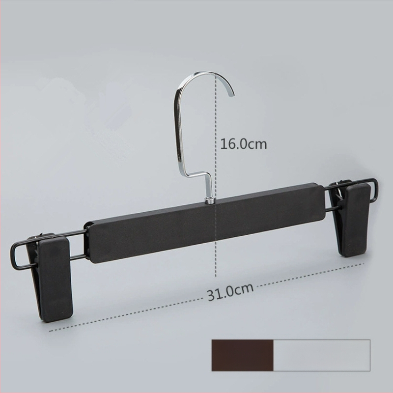 Многофункционална щипка за панталони с нехлъзгащ захват, телескопична пластмасова щипка за бельо, поли и панталони