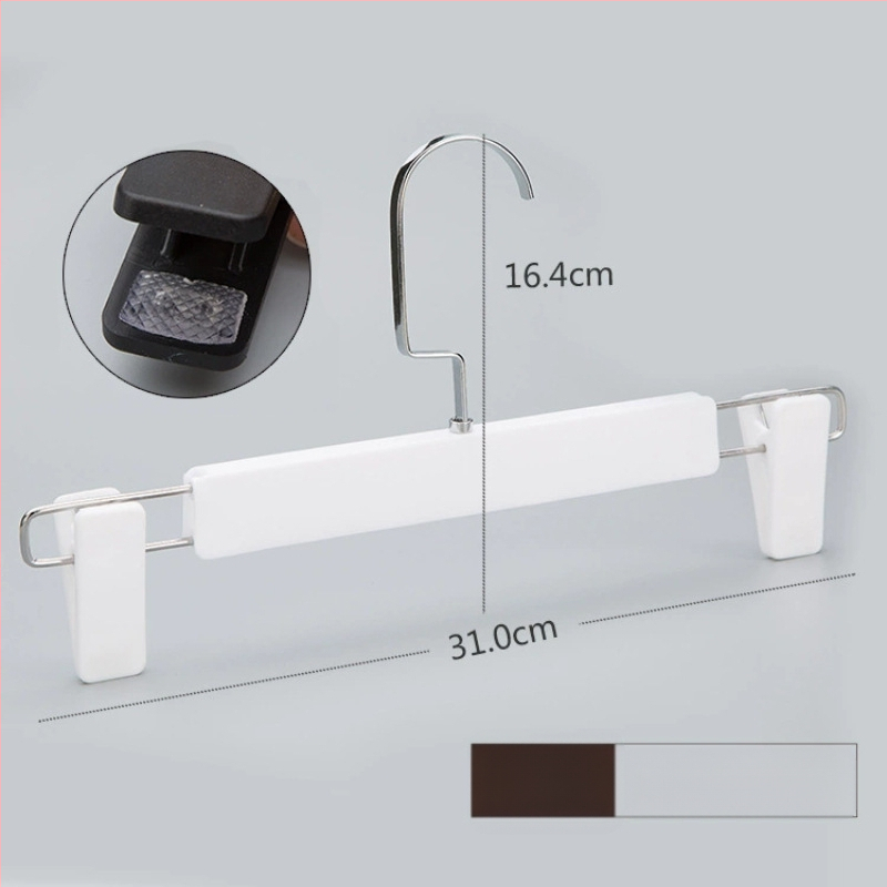 Многофункционална щипка за панталони с нехлъзгащ захват, телескопична пластмасова щипка за бельо, поли и панталони