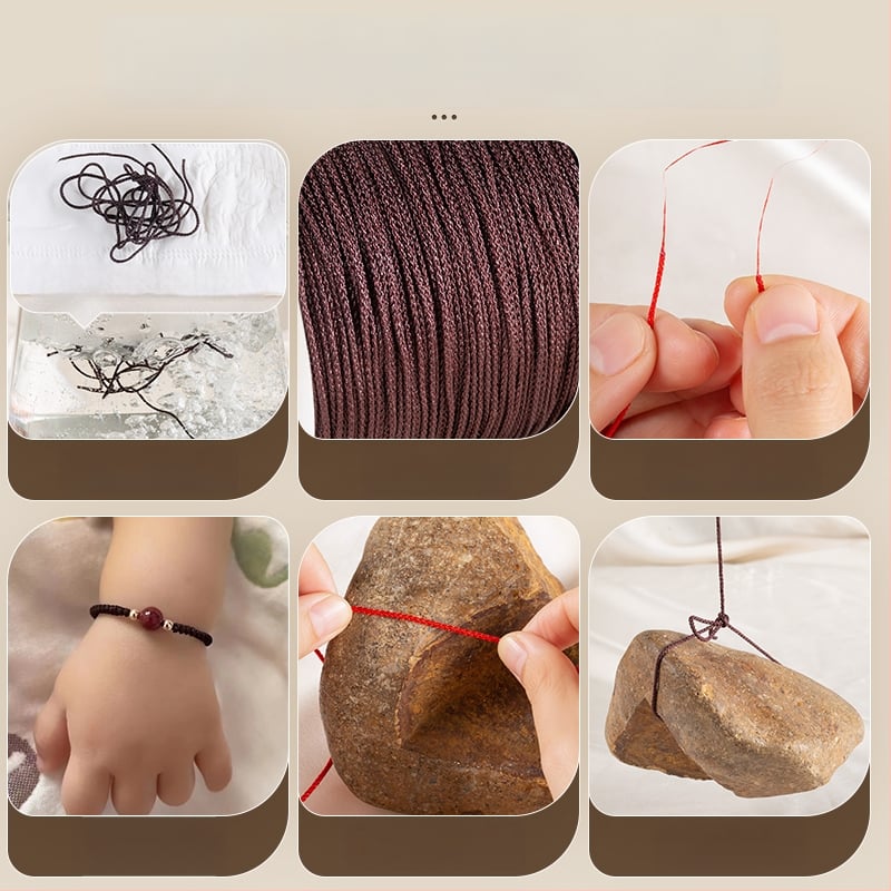 Mingwo Neelastīgs krellīšu pavedums Buddha pērļu krellēm - sakausējums, plūdināts pavedums, Yiwu izcelsme, rudens 2024