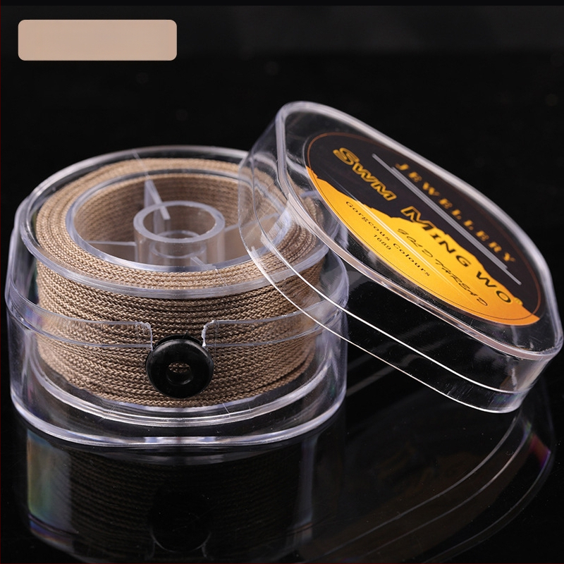 Mingwo Neelastīgs krellīšu pavedums Buddha pērļu krellēm - sakausējums, plūdināts pavedums, Yiwu izcelsme, rudens 2024