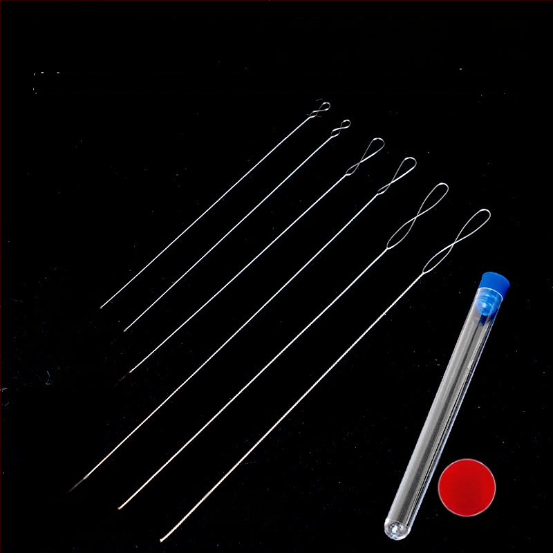 Aifsa karoliukų adata — ilga apsivijusi adata perloms ir kristalams, rankų darbo DIY įrankių rinkinys