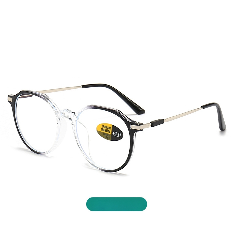 Lasīšanas brillēs ar daudzstūra rāmi, AC lēcas, pilns rāmis, pret zilās gaismas iedarbību, pret radiāciju