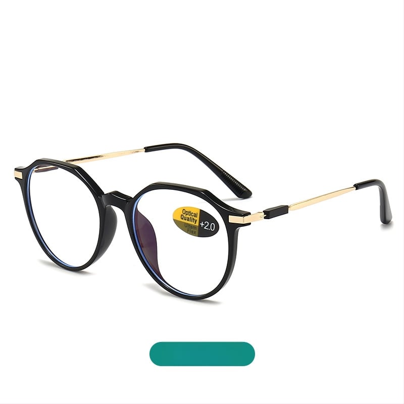 Lasīšanas brillēs ar daudzstūra rāmi, AC lēcas, pilns rāmis, pret zilās gaismas iedarbību, pret radiāciju