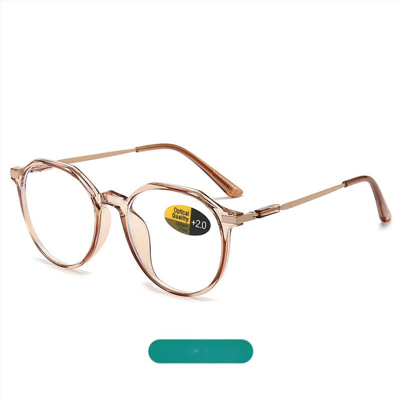 Lasīšanas brillēs ar daudzstūra rāmi, AC lēcas, pilns rāmis, pret zilās gaismas iedarbību, pret radiāciju