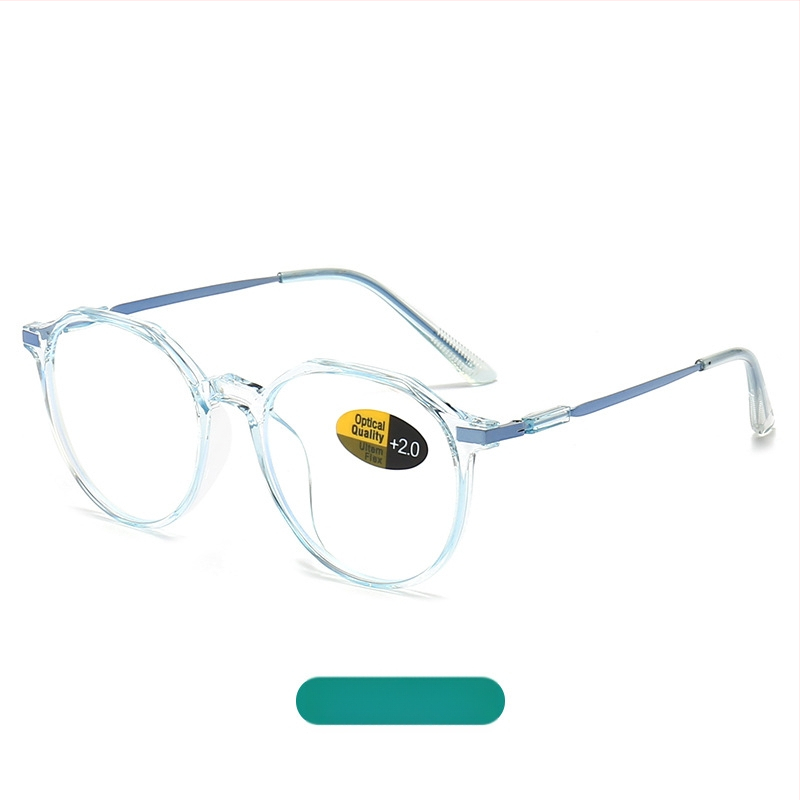 Lasīšanas brillēs ar daudzstūra rāmi, AC lēcas, pilns rāmis, pret zilās gaismas iedarbību, pret radiāciju