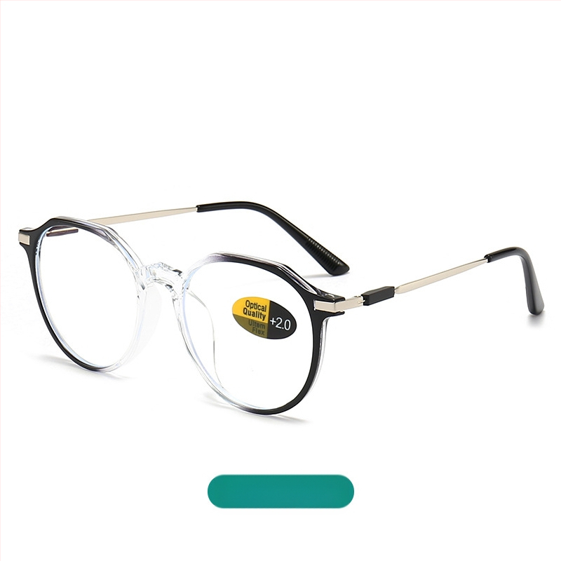 Lasīšanas brillēs ar daudzstūra rāmi, AC lēcas, pilns rāmis, pret zilās gaismas iedarbību, pret radiāciju