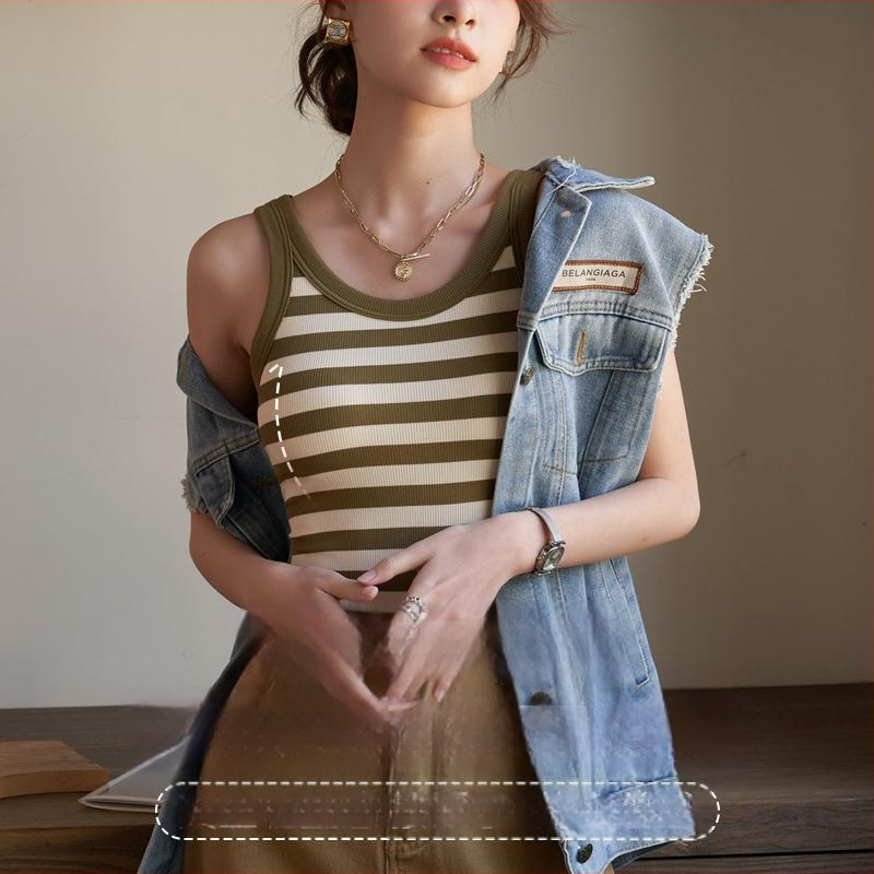 Sievietēm vasaras kamisols, modal audums, 90–95% modal šķiedra, vienkrāsains, stils Fresh and Sweet