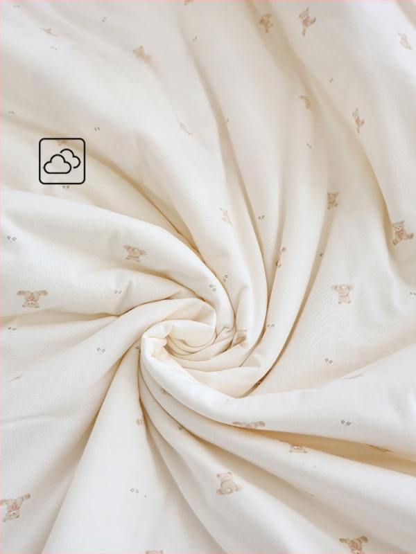 Zīdaiņu kokvilnas šūpju segu ar karikatūras apdruku, no dzimšanas, 100% kokvilna, drošības klase A