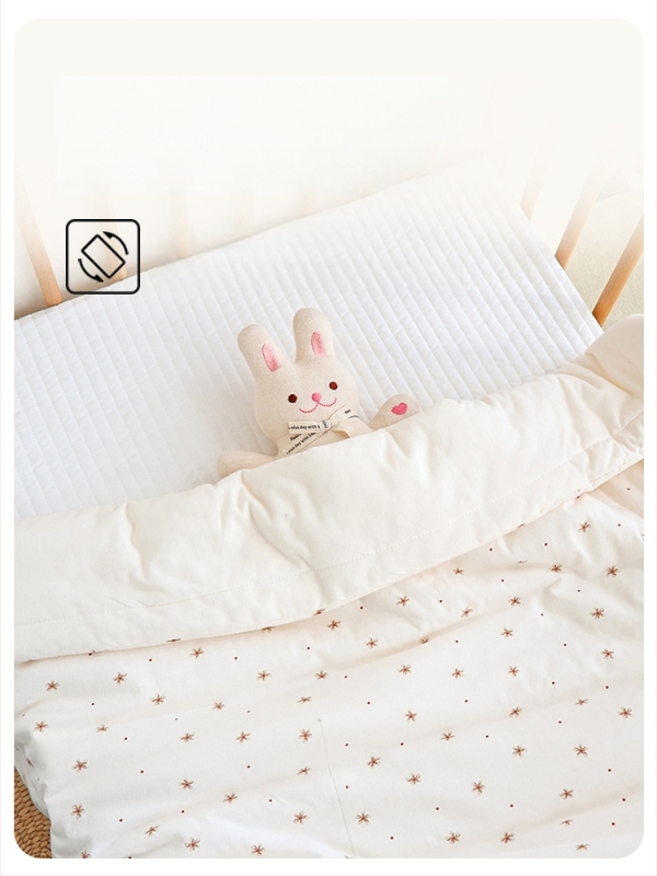 Zīdaiņu kokvilnas šūpju segu ar karikatūras apdruku, no dzimšanas, 100% kokvilna, drošības klase A