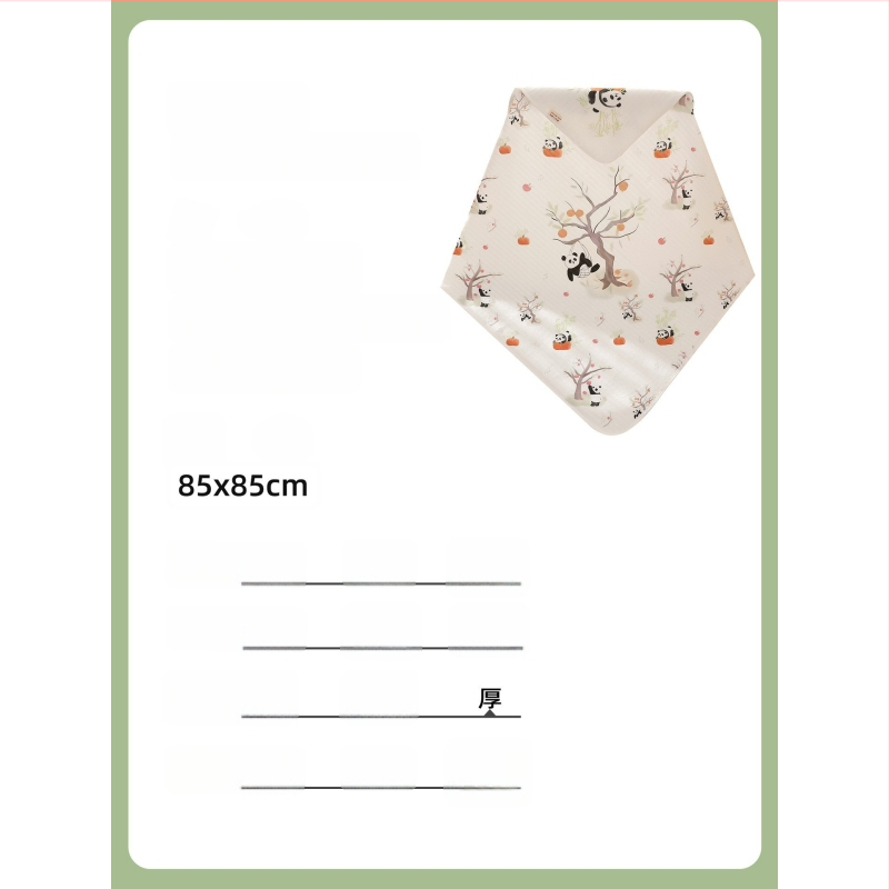 Zīdaiņa šūšanas sega - tīrs kokvilna, Space Cotton pildījums, trīs slāņu siltums, karikatūras raksts, Drošības klase A