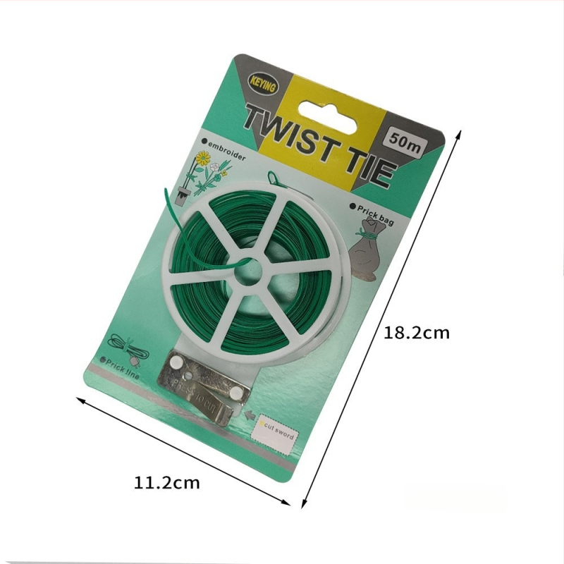 Sodininkystės augalų laikikliai - Plastikiniai tvirtinimo dirželiai augalų palaikymui ir priežiūrai (Plastmasinis; namų sodo priežiūra)