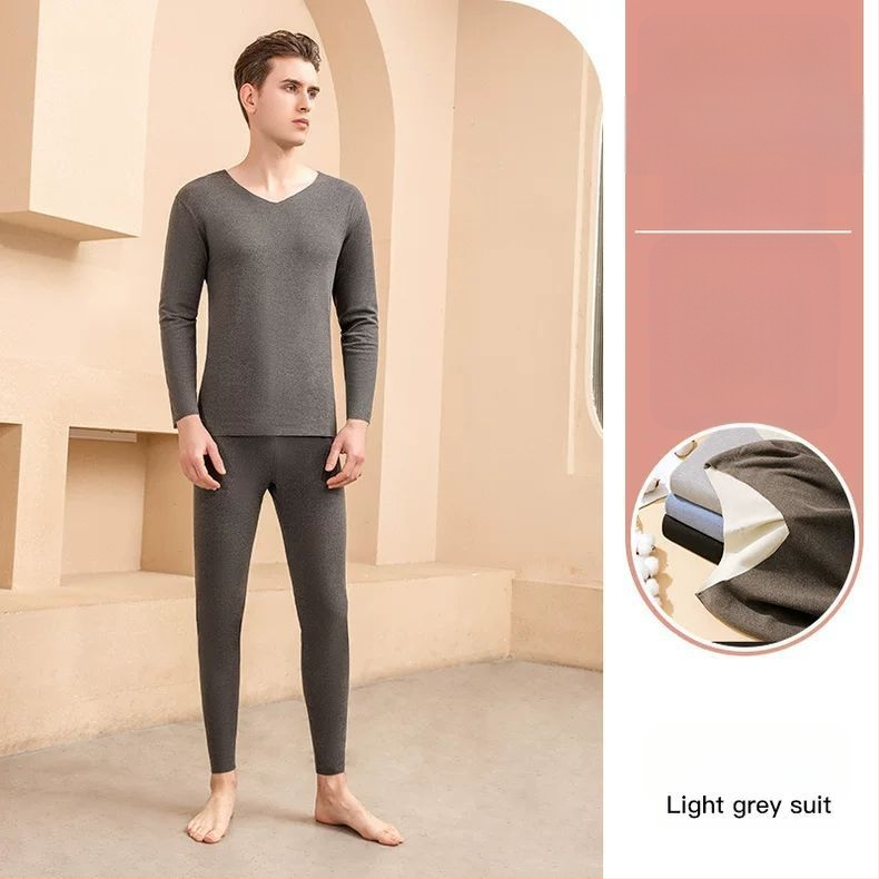 Nikon Wolf universālais poliestera termālais komplekts ar velūra oderi, apaļu kaklu, apkures funkciju, vidējā biezuma 181–200 g/m²