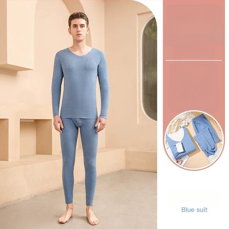 Nikon Wolf universālais poliestera termālais komplekts ar velūra oderi, apaļu kaklu, apkures funkciju, vidējā biezuma 181–200 g/m²