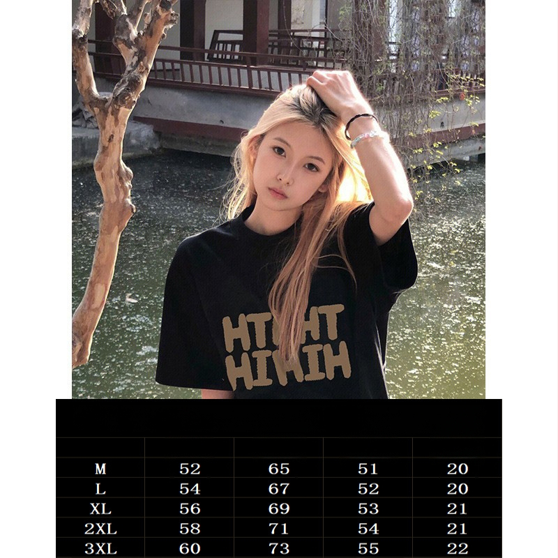 Дамски T‑шърт с къс ръкав, свободна кройка, аниме принт, плат млечен шёлк, стил пуловер, ежедневен (Плат: млечен шёлк; Принт: аниме; Стил: пуловер, ежедневен; Версия: свободна; Яка: кръгла)