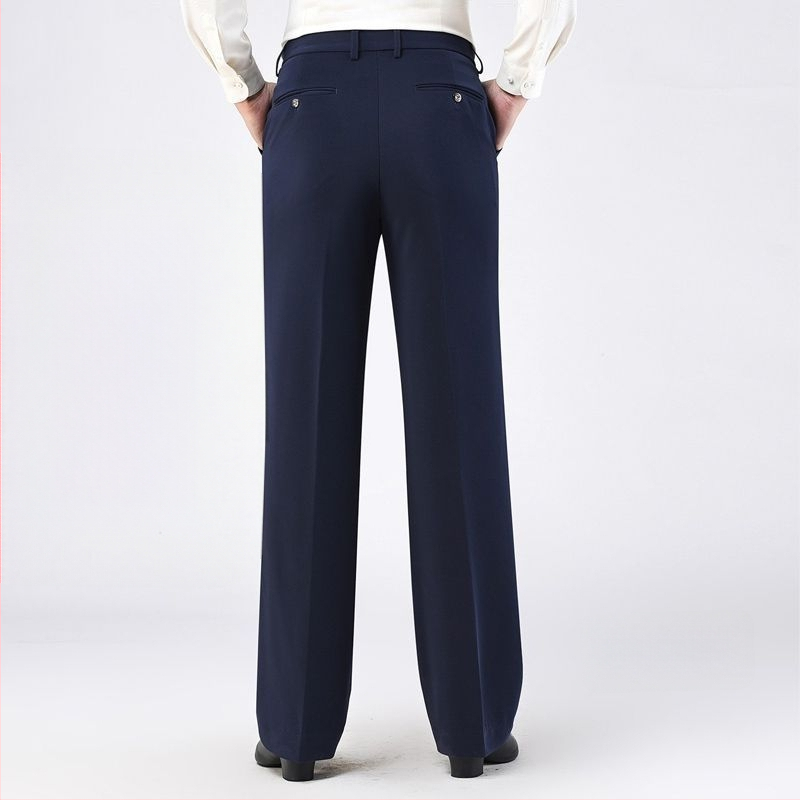 Vīriešu deju bikses Latīņu baleta standarta, nacionālais standarts, mūsdienīga augsta vidukļa, taisns griezums, poliesters, 100% poliesters, deju apģērbs