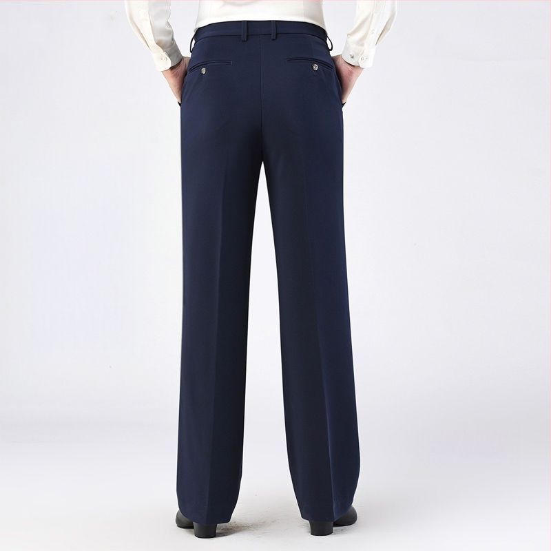 Vīriešu deju bikses Latīņu baleta standarta, nacionālais standarts, mūsdienīga augsta vidukļa, taisns griezums, poliesters, 100% poliesters, deju apģērbs