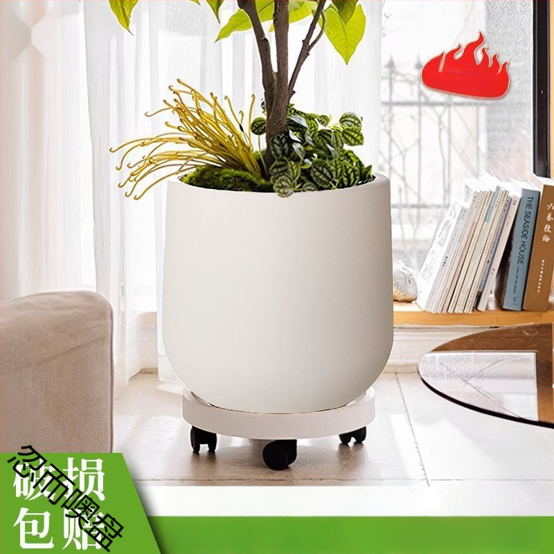 Dervos gėlių vazonas, grindų stovintis, mielas stilius, Ouhong prekės ženklas