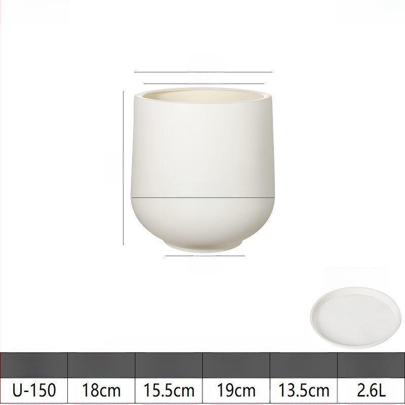 Dervos gėlių vazonas, grindų stovintis, mielas stilius, Ouhong prekės ženklas