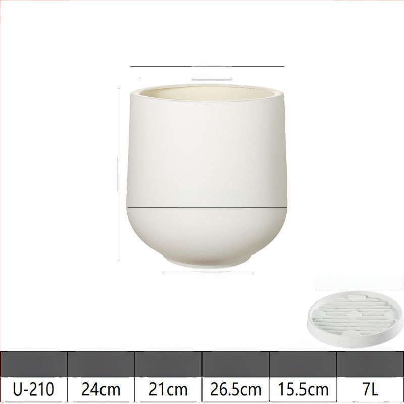 Dervos gėlių vazonas, grindų stovintis, mielas stilius, Ouhong prekės ženklas