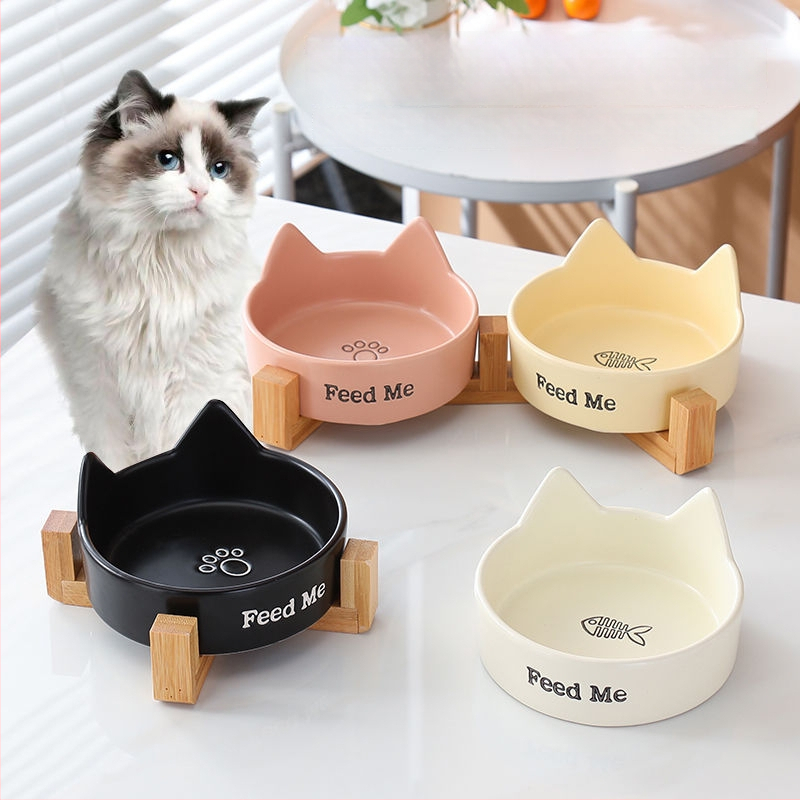 Bol ceramic pentru pisici – vas pentru mâncare și apă