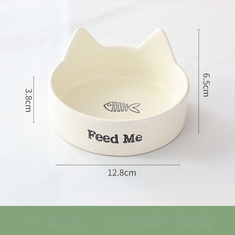 Bol ceramic pentru pisici – vas pentru mâncare și apă
