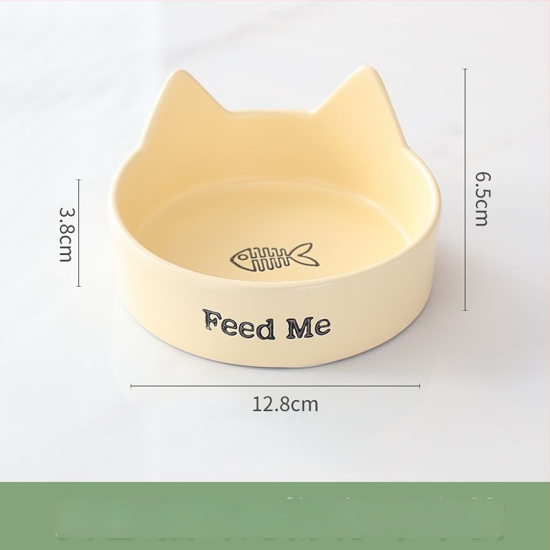 Bol ceramic pentru pisici – vas pentru mâncare și apă