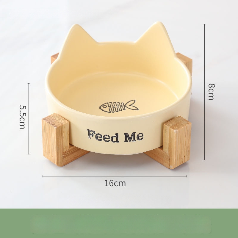 Bol ceramic pentru pisici – vas pentru mâncare și apă