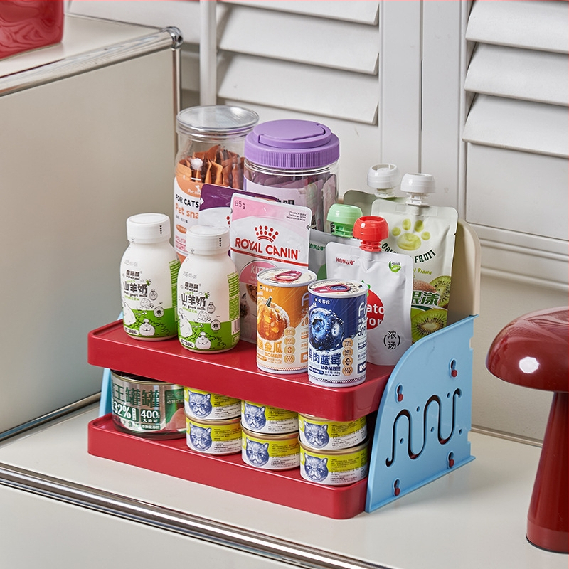 Ρυθμιζόμενο τραπεζάκι φαγητού κατοικίδίων με αποθήκευση σνακ, Υλικό PP, Αυτόματο σύστημα σίτισης, Κατάλληλο για γάτες, Μάρκα Pug, Taizhou Zhejiang.