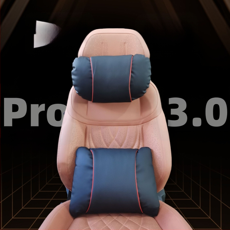 Automašīnas galvas balsta spilvens ar Nappa ādu, pildījums no mākoņu kokvilnas, universāla saskaņošana, pielāgojams